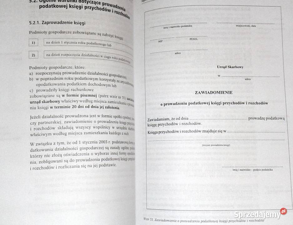 Formy ewidencji podatkowej Teresa Martyniuk Rok wydania 2006 Chełm