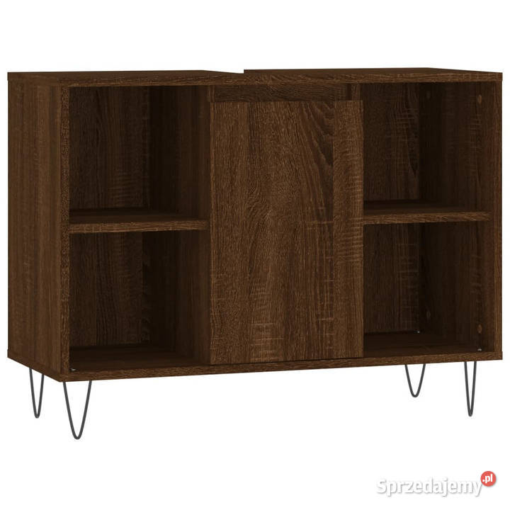 Szafka łazienkowa brązowy dąb 80x33x60 WM831635 Warszawa