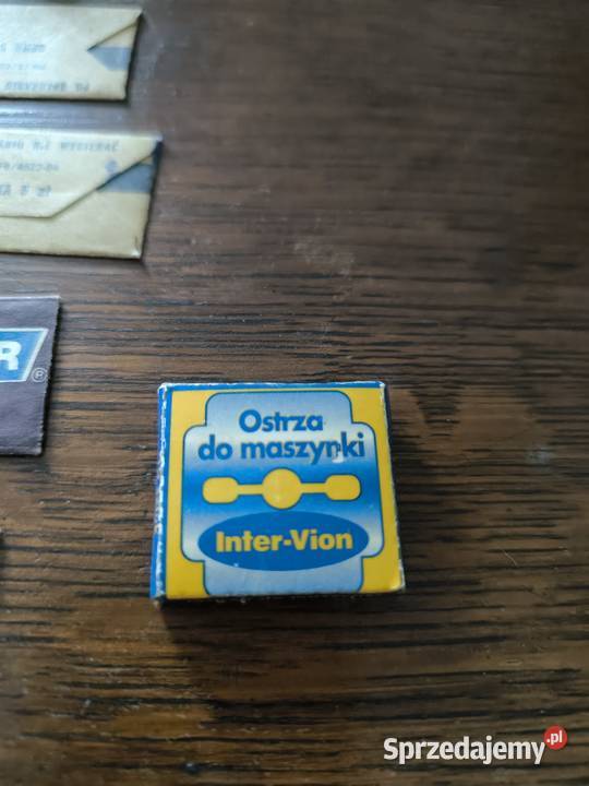 Ostrza mszynki do golenia z okresu PRL dwa Antyki łódzkie Radomsko