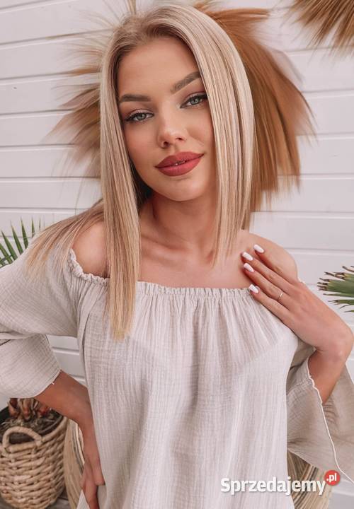 Muślinowa Sukienka Aurora Beżowa Nowy Kawęczyn