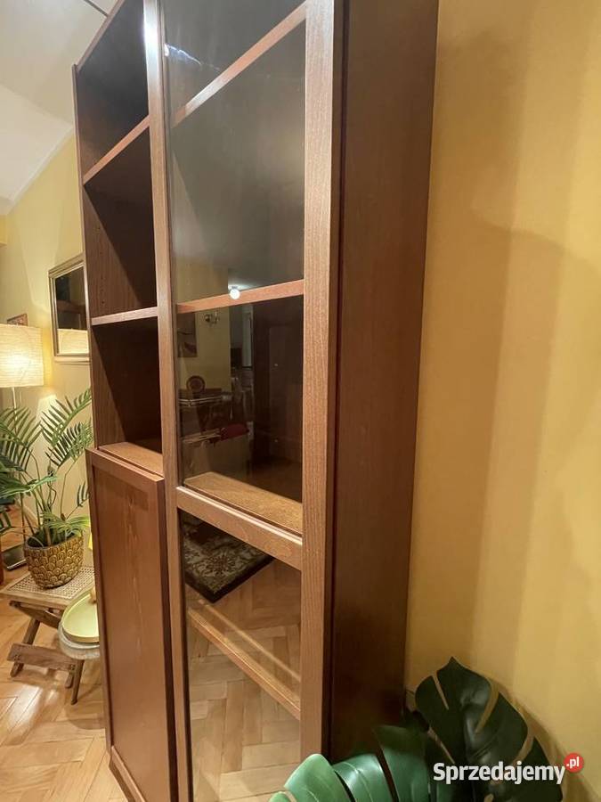 2 eleganckie regały z ciemnego drewna IKEA Billy kujawsko-pomorskie Toruń