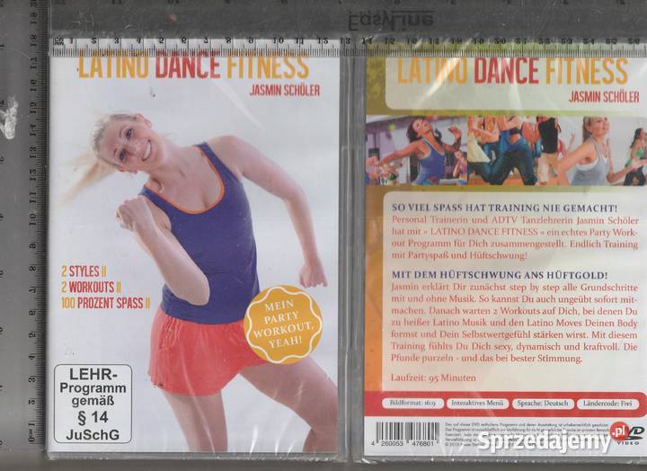 Latino dance fitness Jasmin Scholer Pruszków sprzedam