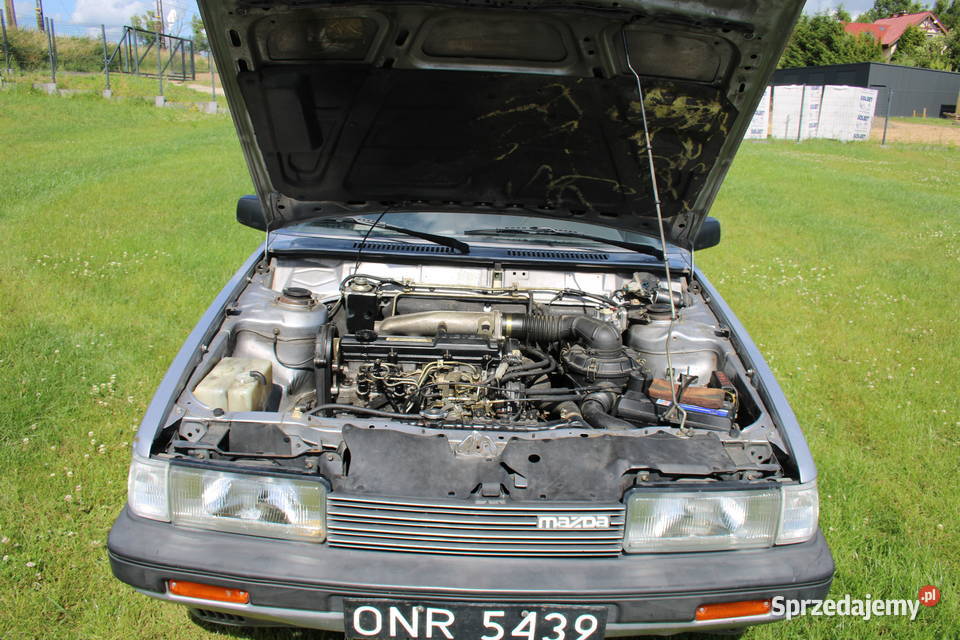 Mazda 626 GC II 1986r 20D 1wł Nowości Salon Iława