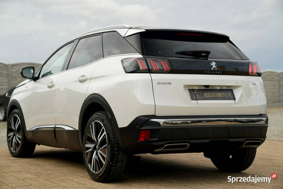 Peugeot 3008 GT kamery skóra NAWI night vision lakier metallic Otmuchów