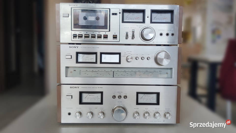 Wieża stereo Sony vintage TAF5A STA4L TCK2A wielkopolskie Kościan