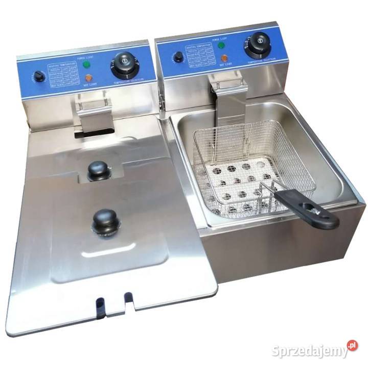 Frytkownica podwójna dwa termostaty 2x6 l oleju Częstochowa