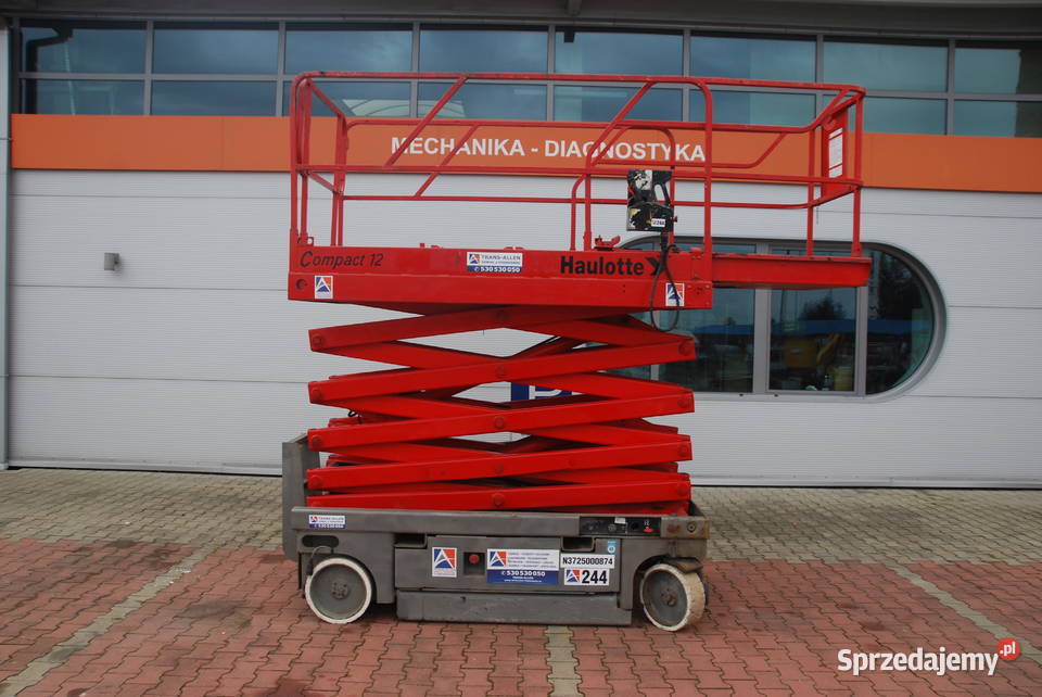 Podnośnik nożycowy HAULOTTE Compact 12 244 Koła podkarpackie