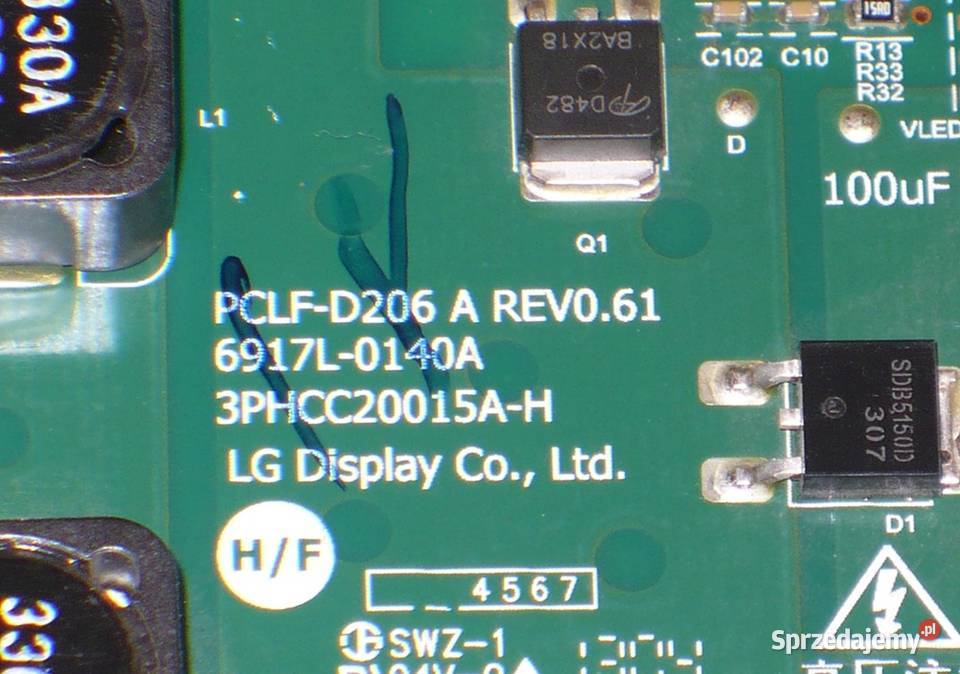 Sterownik LED PCLFD206A 6917L0140A TV Panasonic LED Telewizory lubelskie Lublin