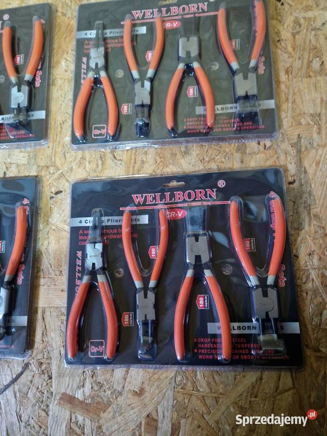 ZESTAW SZCZYPCE SEGERA PROFESJONALNE 180 MM 4 Głogowa