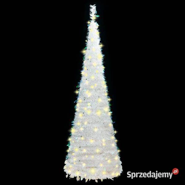 vidaXL Sztuczna choinka popup 150 LED biała 180 Warszawa sprzedam