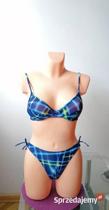 NIEBIESKI KOSTIUM KĄPIELOWY DWUCZĘŚCIOWY RS łódzkie