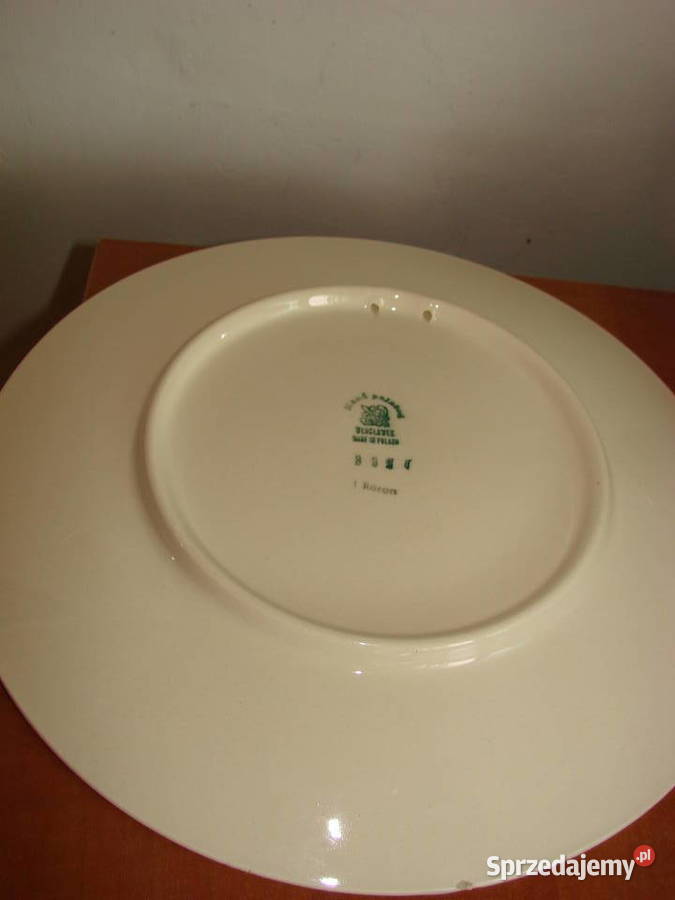 Włocławek fajansowy talerzpatera 31 PRL pomorskie Pruszcz Gdański