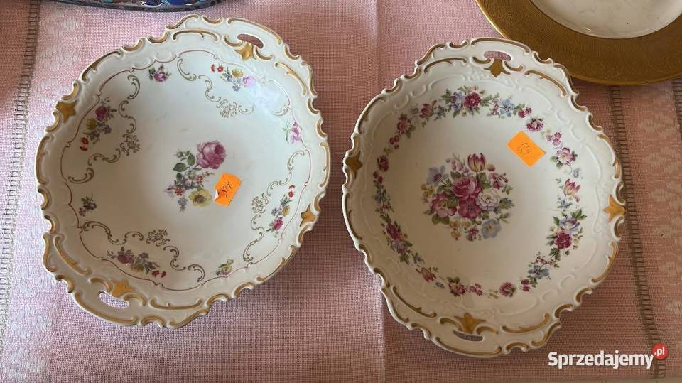 Patera Syg Reichenbach Bukiet kwiatów w lustrze Gdańsk