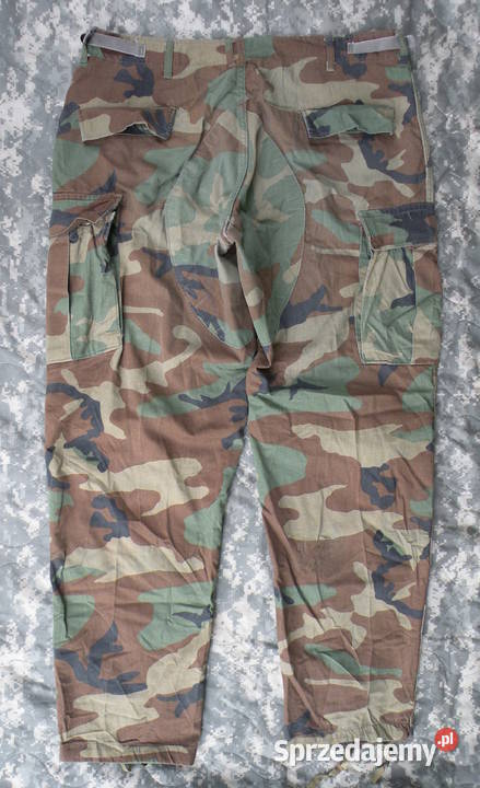 Spodnie BDU woodland large long NYCO 82r Militaria dolnośląskie Wrocław