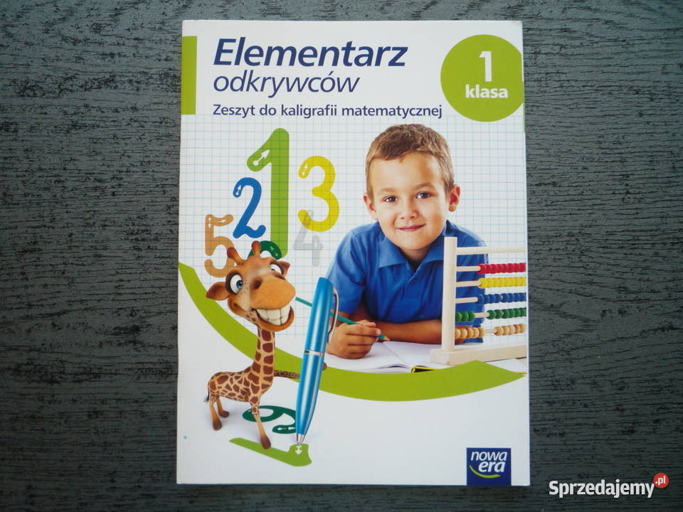 Elementarz odkrywców Zeszyt do kaligrafii matematyka zachodniopomorskie Szczecin