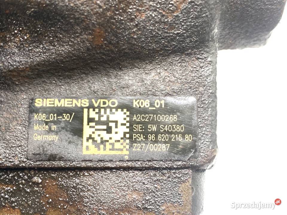 POMPA WTRYSKOWA VOLVO V50 9662021580 20 136 0312 sprzedam