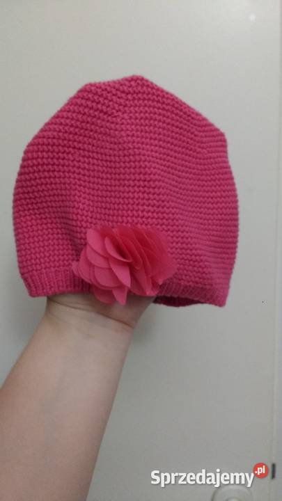 Różowa czapka czapeczka wiosenna jesienna Rozmiar 90 Szczecin