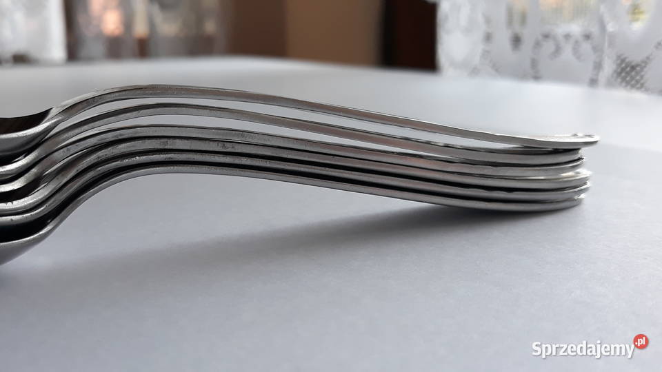Łyżeczki do herbaty 2 KŁOS Gerlach sztućce PRL Dąbrowa Górnicza