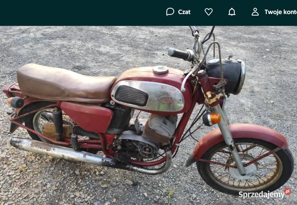 Jawa 350 6344 Rzadki model Cz Oryginał nie 349cm3