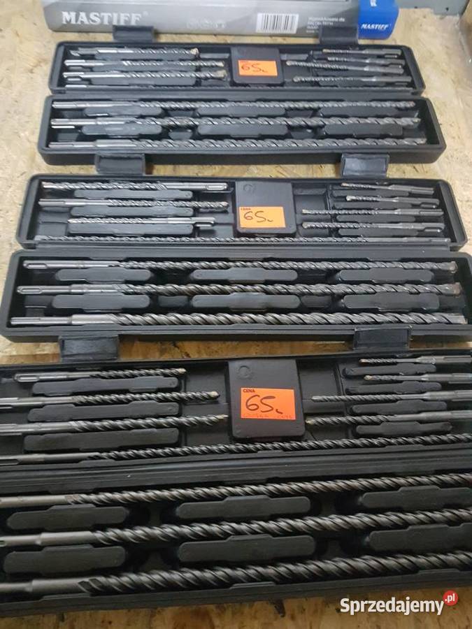 WIERTŁA DO BETONU SDS PLUS 11 WIERTŁO ZESTAW Głogowa sprzedam