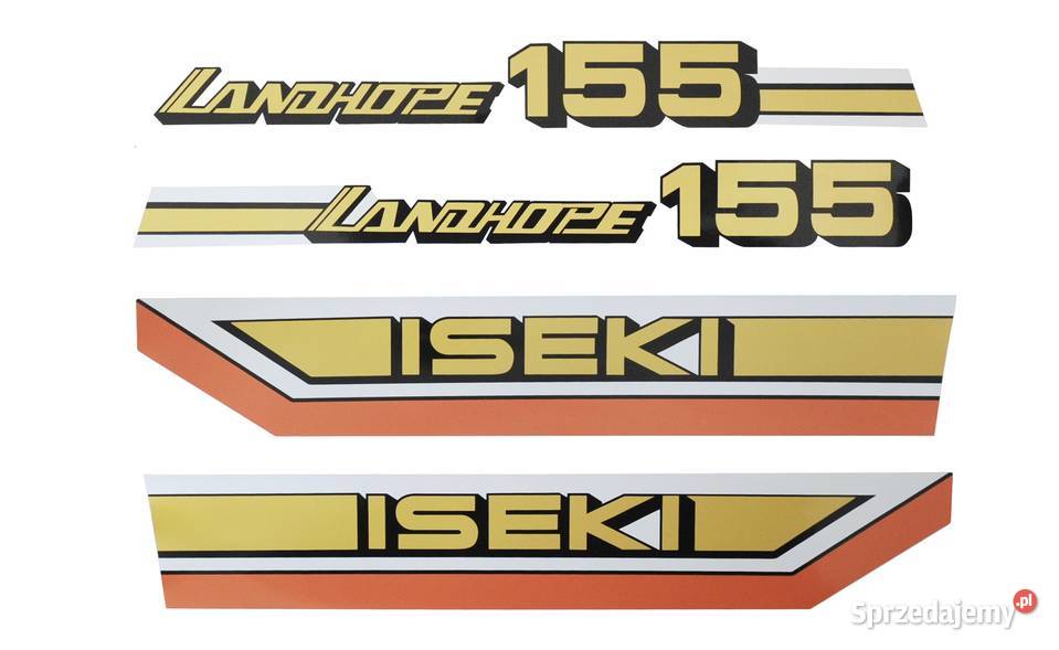 Naklejki Iseki TU155