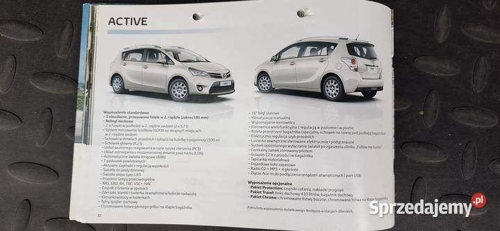 Toyota Verso 16 active 2017 Dobre Miasto sprzedam