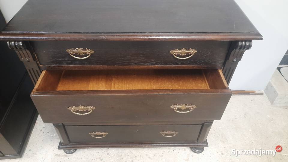Komoda stara lite drewno stan Opole