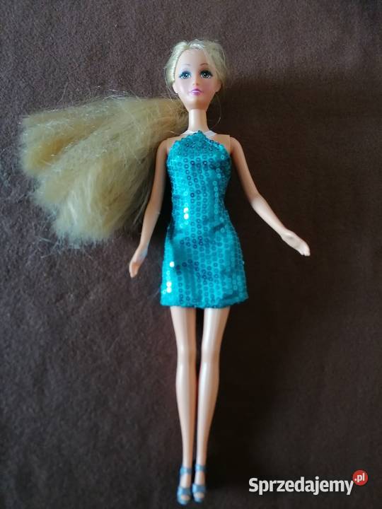 Lalka Barbie blondynka w sukience mini 3 lata+ Zabawki Łódź