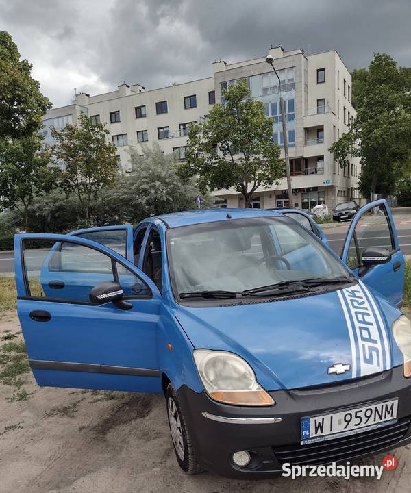 Niebieski Spark w super stanie mazowieckie Warszawa