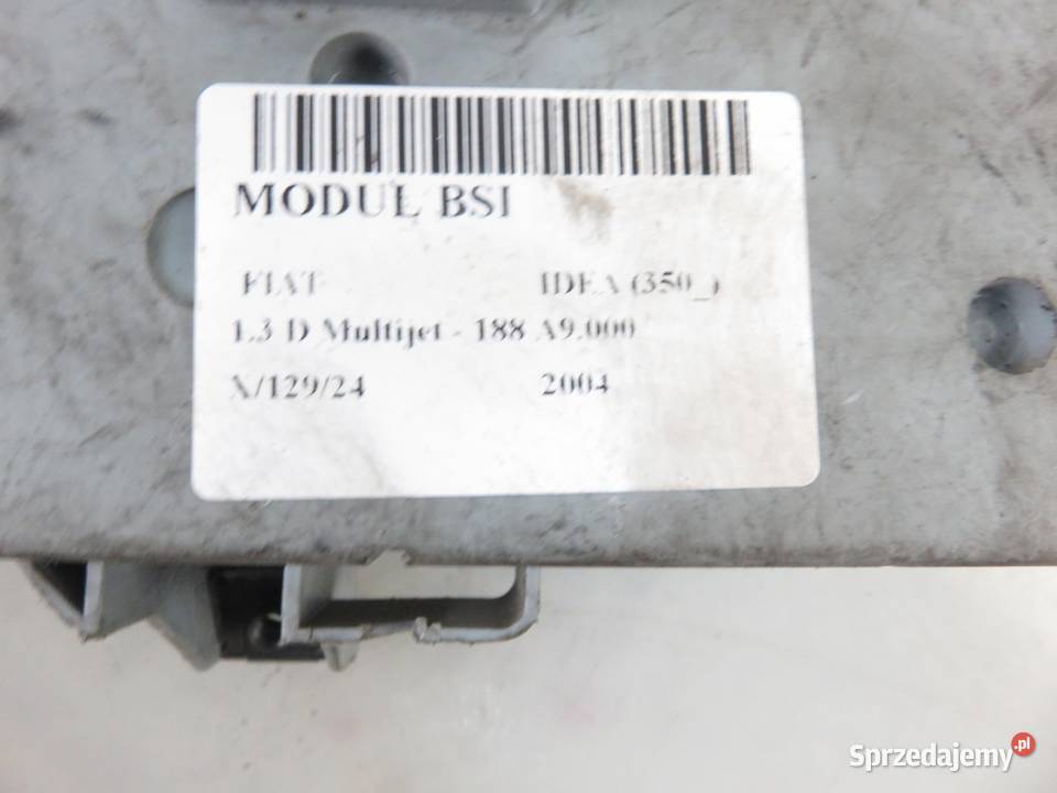 BSI FIAT IDEA 51718916 Skrzynki bezpieczników Skrzynki bezpieczników