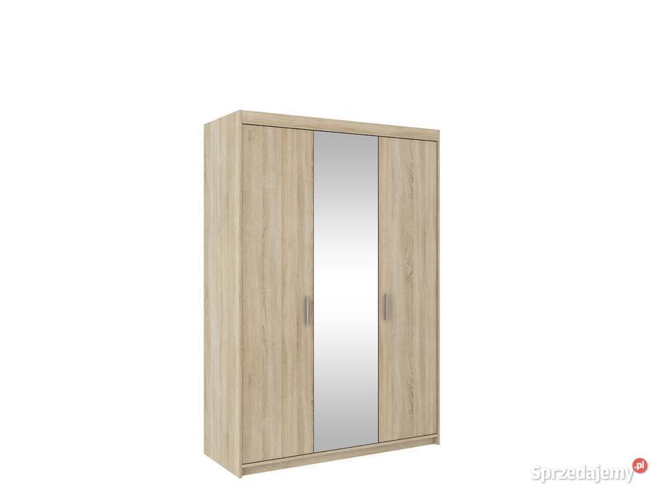 Trzydrzwiowa szafa 133 z lustrem szybka wysyłka Łódź