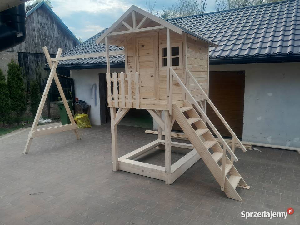 Domek drewniany plac zabaw Dębica