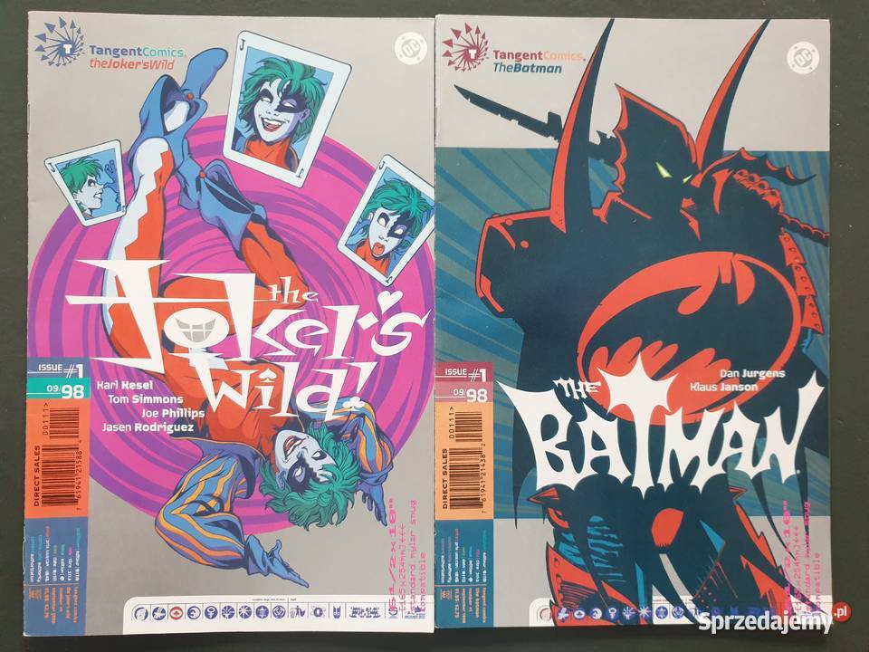 Zestaw 18 oryginalnych komiksów USA Tangent Amerykańskie Gdynia