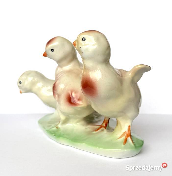 Porcelanowa figurka Pisklęta Curtea de Arge małopolskie Kraków