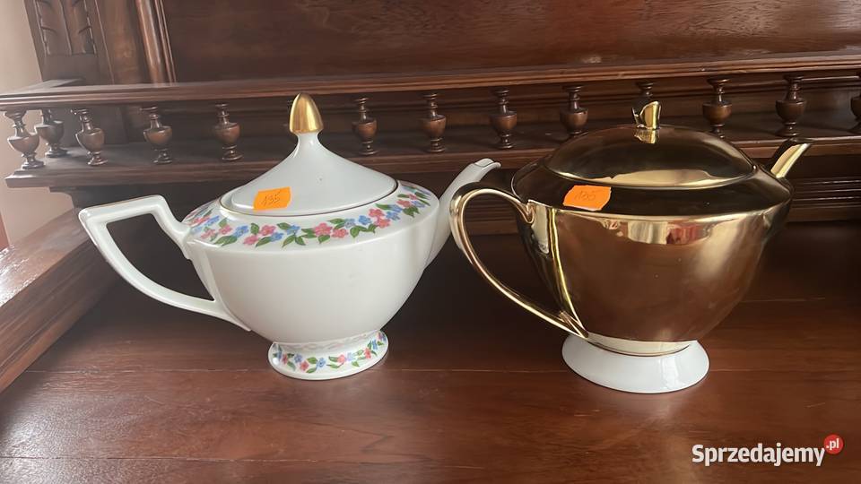 Dzbanek do herbaty Porcelana i szkło pomorskie Gdańsk