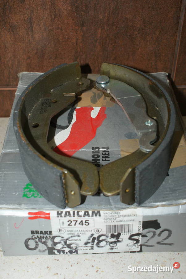 0 986 487 550 BOSCH SZCZĘKI HAMULC RENAULT Białobrzegi