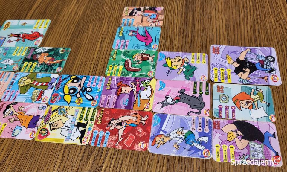 Karty kolekcjonerskie Lays cartoon network laya Lublin