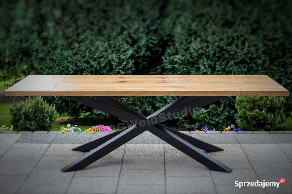 Stół dębowy SPIDER nowoczesny stół pająk loft małopolskie Wieliczka