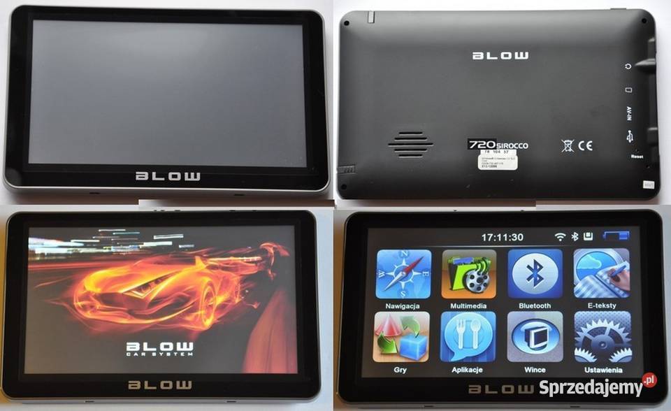 Nowa Nawigacja BLOW GPS720 Sirocco 7 Dożywotnio Elektronika Białystok