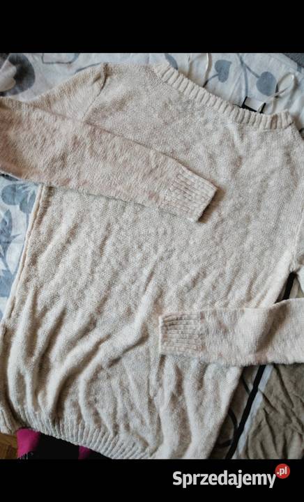 100 BAWEŁNA sweter sweterek Jessica CA Wstawki Leszno