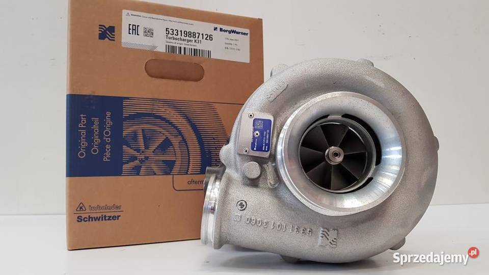 Nowa turbosprężarka BorgWarner 53319887126 Siedlce