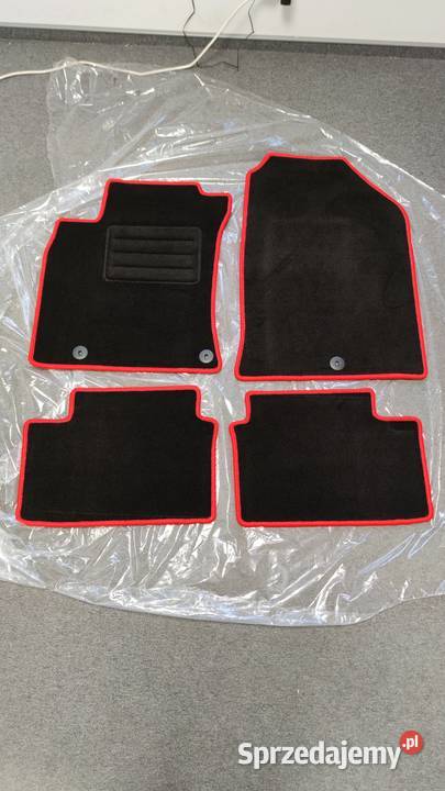 Dywaniki Welurowe Hyundai I30 III Czerwony wielkopolskie Poznań