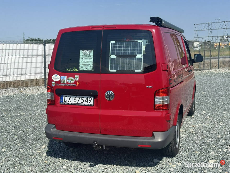 Volkswagen Transporter VW T5 20 TDI Kamper klima dolnośląskie Wojkowice
