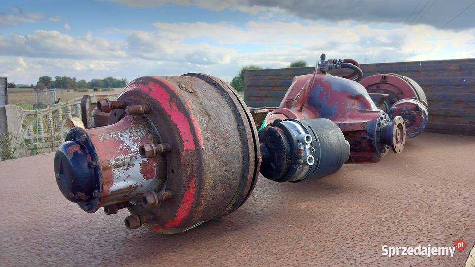 Oś most belka koła 195 do budowy przyczepy Radostowo