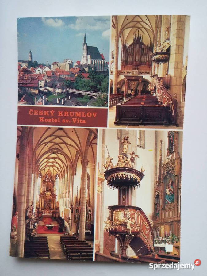 Pocztówka esky Krumlow lata 90te Pocztówki i karty telefoniczne Dąbrowa Górnicza