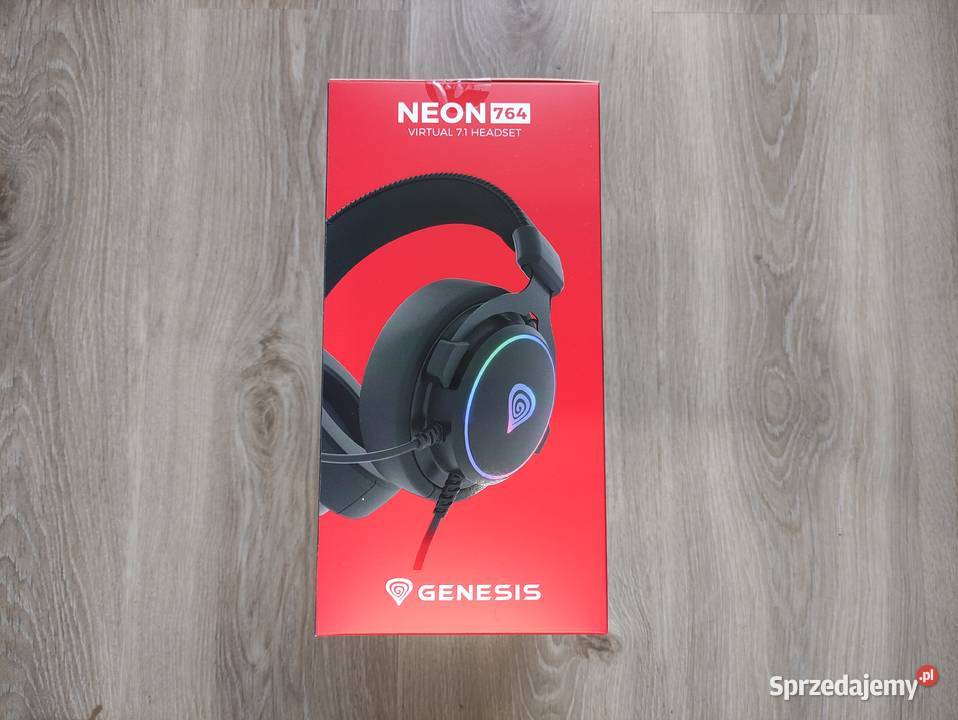 NOWE Słuchawki Gamingowe GENESIS NEON 764 71 Pilot warmińsko-mazurskie Iława sprzedam