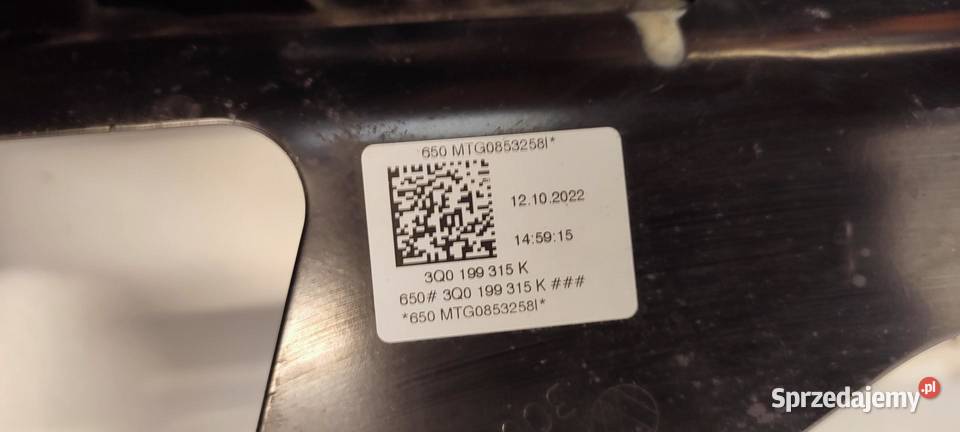 SKODA KAROQ SANKI KOŁYSKA PRZÓD 3Q0199315K