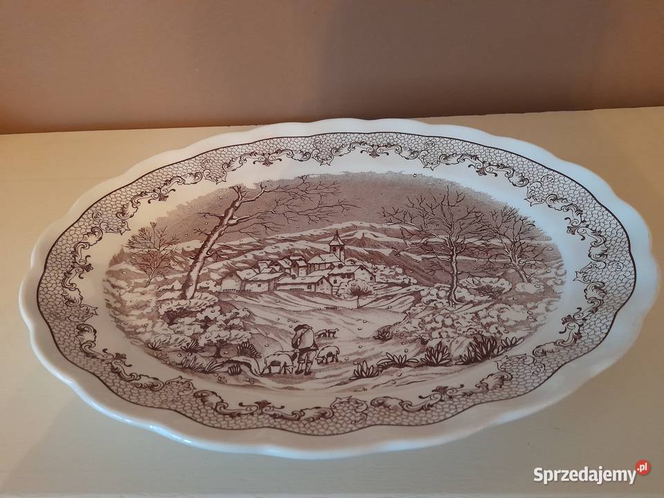 Ceramiczny półmisek Swiss Landscape Made In Koło