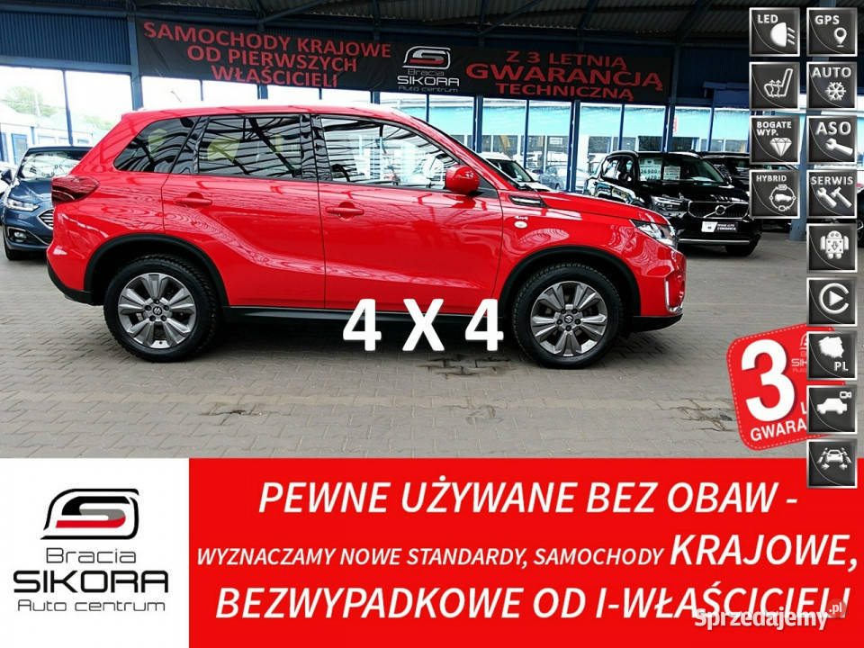 Suzuki Vitara 4x4 14 HYBRID ACCLedNaviKamera nieuszkodzony śląskie Mysłowice