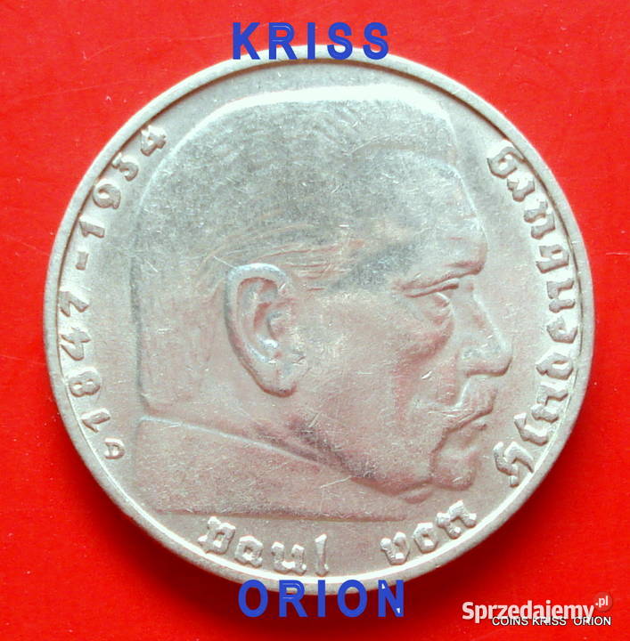 2 Marki Hindenburg 1938 D Niemcy III Rzesza Katowice
